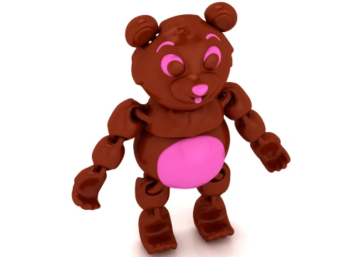 Copain ours en chocolat Modèles 3D en vedette