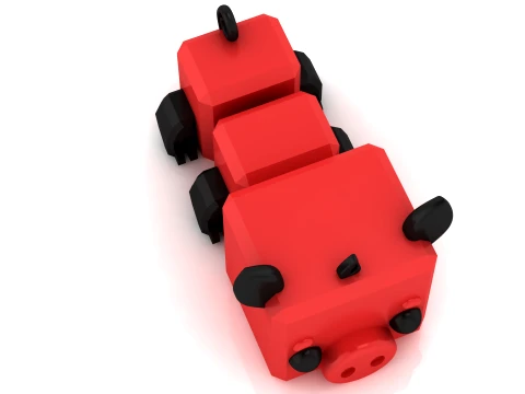 Pig Toy Figure 3D Print Model