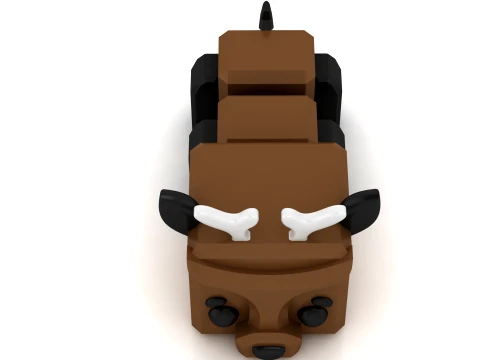 Deer Duo Figure 3D Print Model