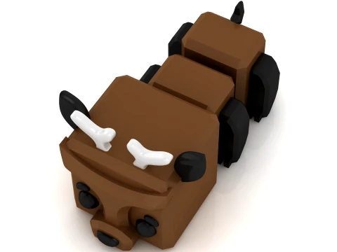 Deer Duo Figure 3D Print Model