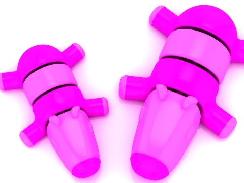 카피바라 장난감 피규어 3D 프린트 모델