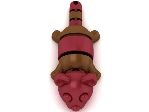 Cute Flexi Woodland Creature Set 3D Print Model