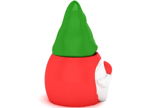 Christmas Gnome Container Set 3D Print Model