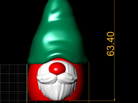 Christmas Gnome Container Set 3D Print Model