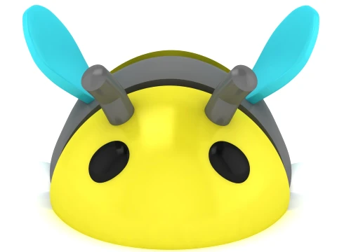 Cute Bumblebee Set 3D Print Model