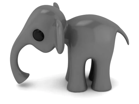 Stylized Elephant Set 3D Print Model