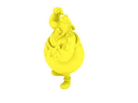 Cartoon Warrior Duo 3D Figurine Set 3D Print Model