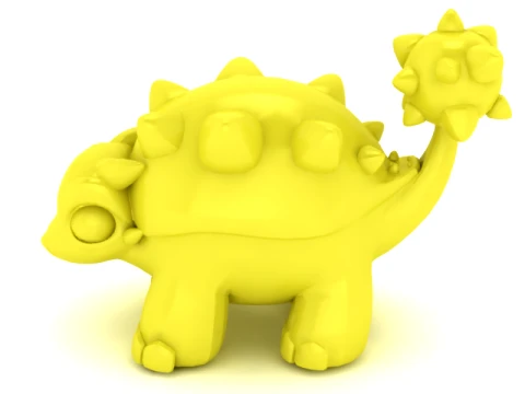 Mini Cute Dino Set 3D Print Model