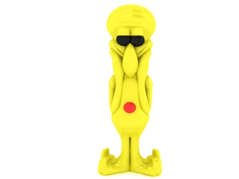 Tall Alien Character Set 3D Print Model