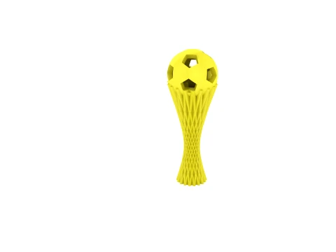 Soccer Ball Trophy Set 3D Print Model