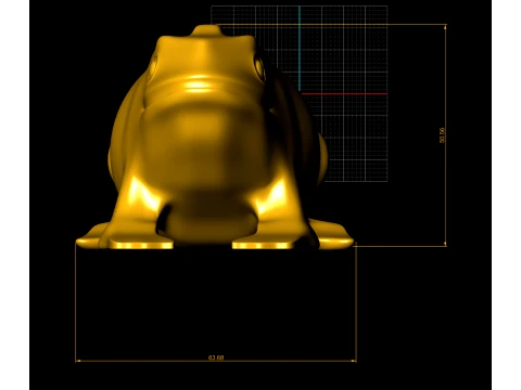 Realistic Frog Set 3D Print Model