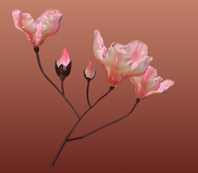 YulaniaMagnolia Modelo 3D .c4d .max .obj .3ds .fbx .stl .blend 