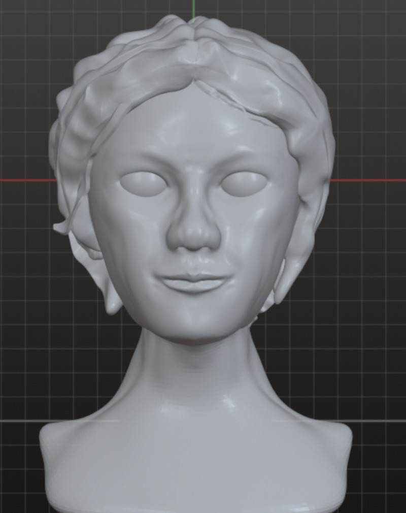 Head 3D Model .c4d .max .obj .3ds .fbx .stl .blend 