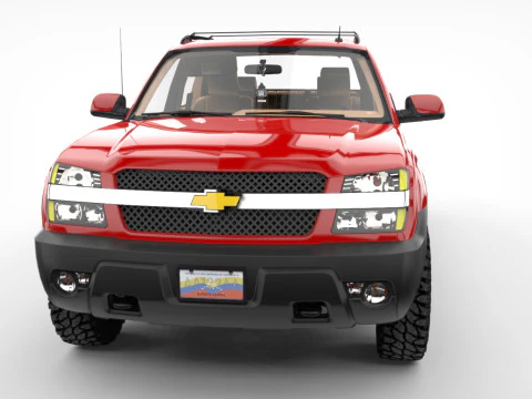 CHEVROLET AVALACHE 2002 3D Model