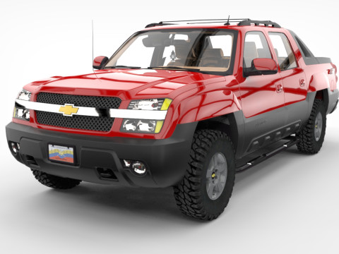 शेवरले एवलांच 2002 3D मॉडल