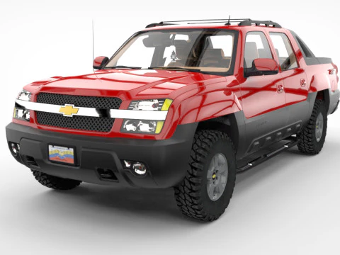 CHEVROLET AVALACHE 2002 3D Model