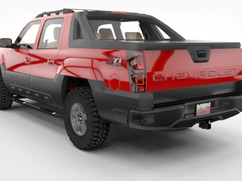 CHEVROLET AVALACHE 2002 3D Model