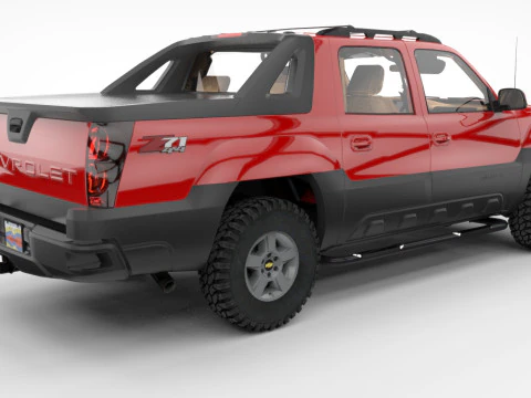 CHEVROLET AVALACHE 2002 3D Model