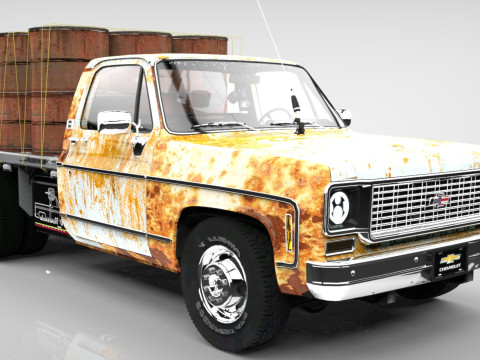 Chevrolet C10 Custom Truck 3D Modell