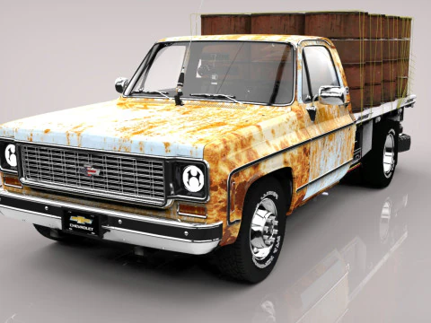 Chevrolet C10 Custom Truck 3D Model