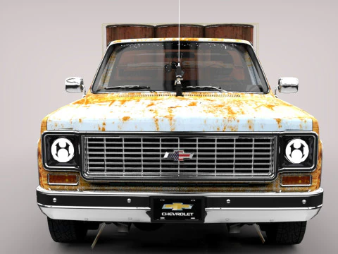 Chevrolet C10 Custom Truck 3D Model