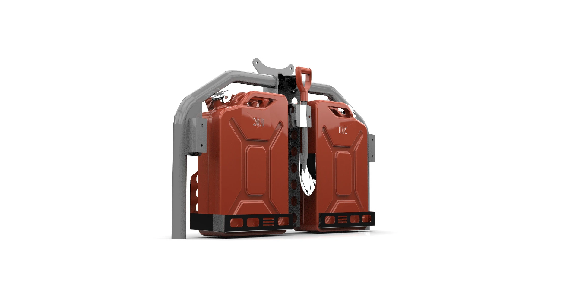 Base y bidones 4x4 models 3D Model .c4d .max .obj .3ds .fbx .stl .blend 