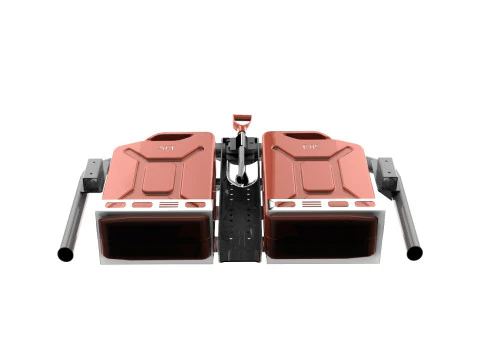 Base y bidones 4x4 models 3D Model