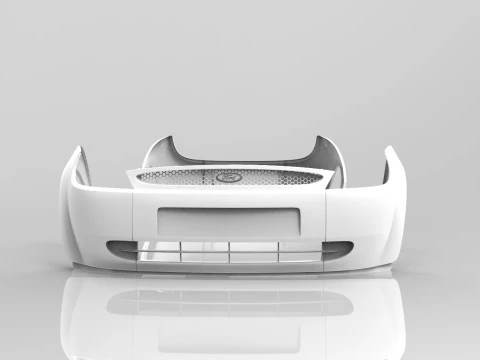 Ka 2005 &ouml;n ve arka tamponlar 3D Model