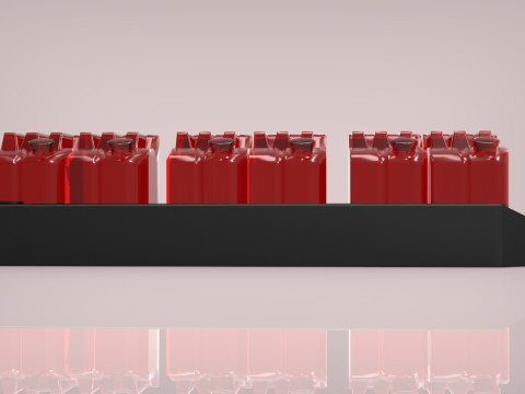 Bidones Diesel 3D Model