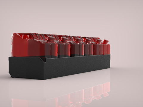 Bidones Diesel 3D Model