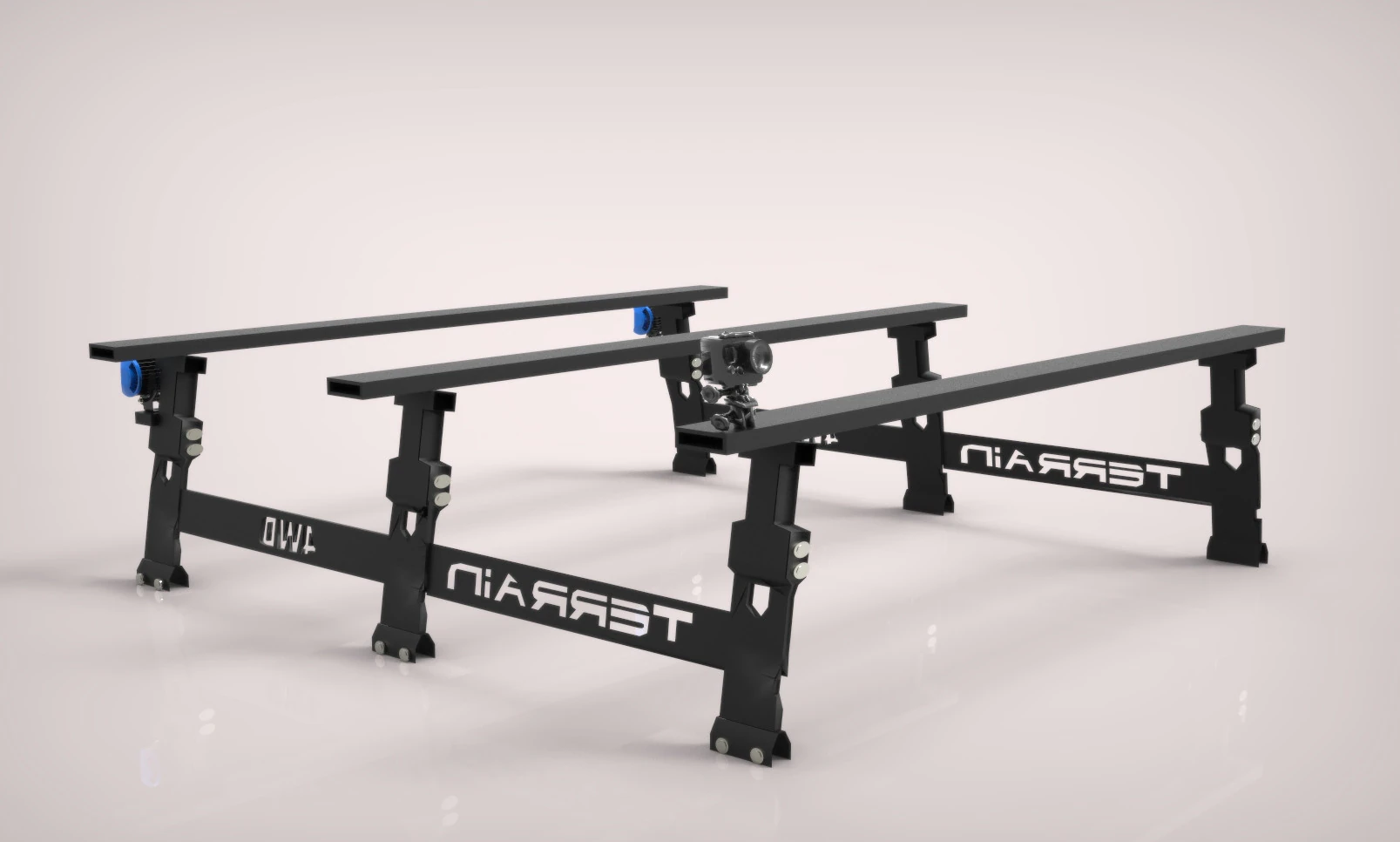 GENERIC ROOF RACK 4WD 3D Model .c4d .max .obj .3ds .fbx .stl .blend