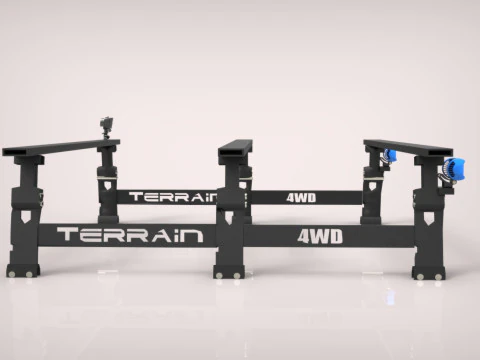 GENERIC ROOF RACK 4WD 3D Model