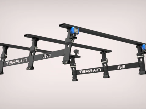 GENERIC ROOF RACK 4WD 3D Model