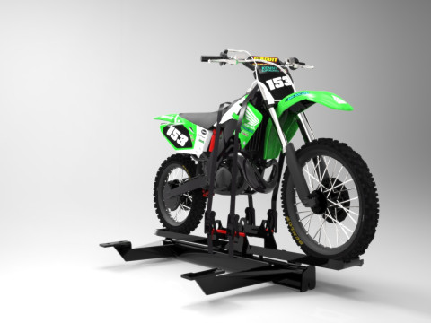 Motorcycle stand for SUV 3D Model
