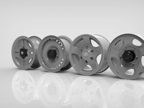 PAKET RODA 80 SERI TOYOTA Model 3D