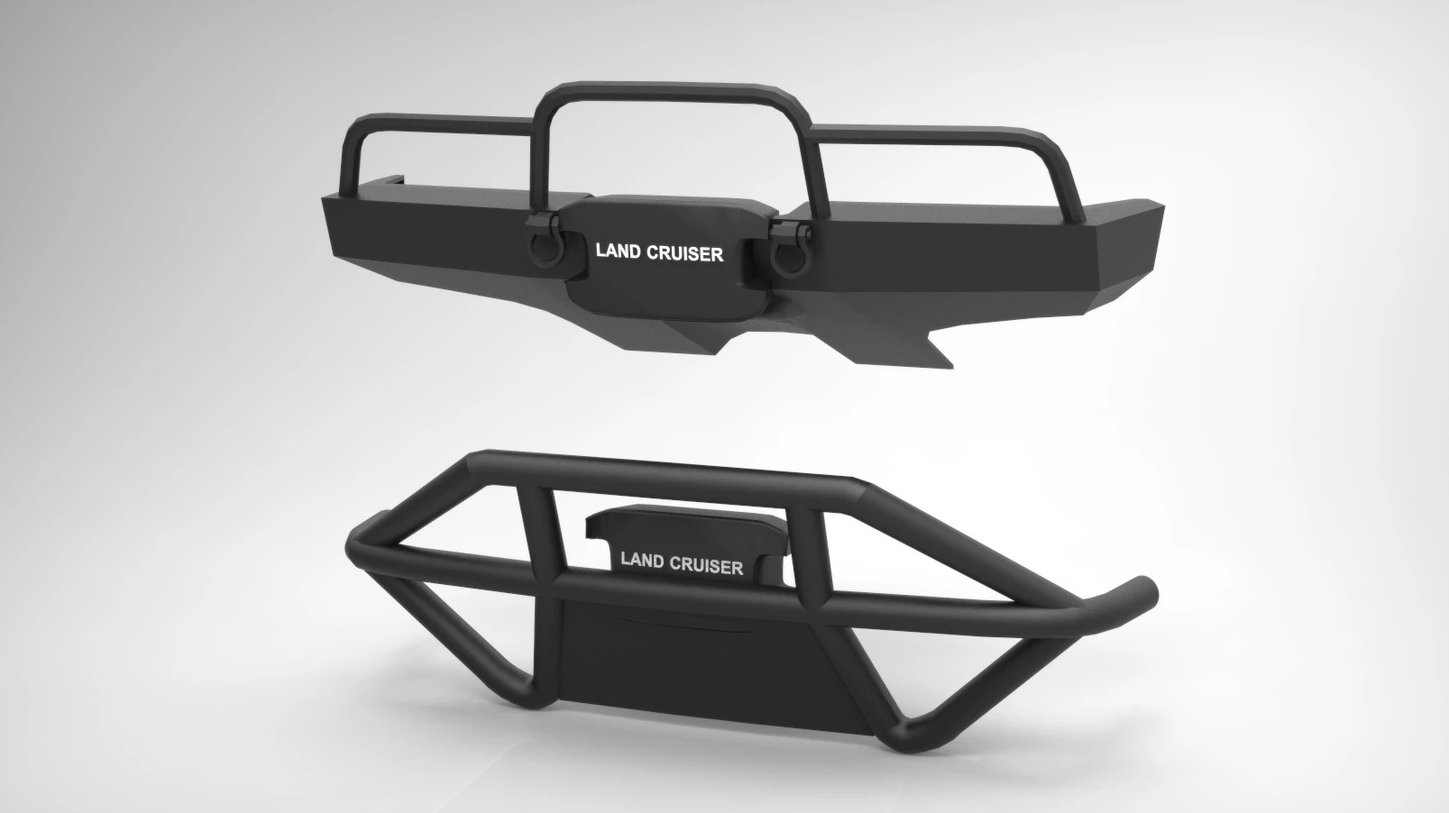 GENERIC TOYOTA BUMPERS 3D Model .c4d .max .obj .3ds .fbx .stl .blend 