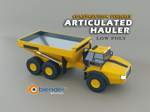Articulated Hauler - Heavy Vehicle 3D 모델