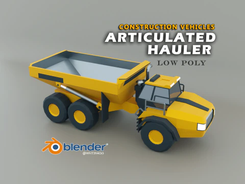 Dumper articolato - Veicolo pesante Modello 3D