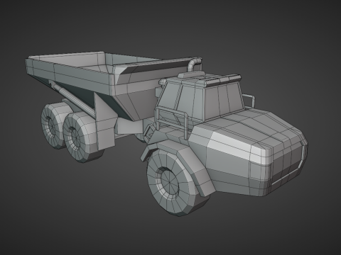 Articulated Hauler - Heavy Vehicle Modelo 3D