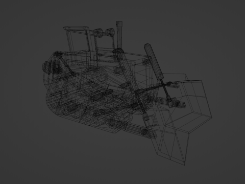 Bulldozer - Heavy Vehicle Modelo 3D