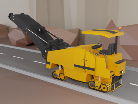 Cold Planer - Heavy Vehicle 3Dモデル