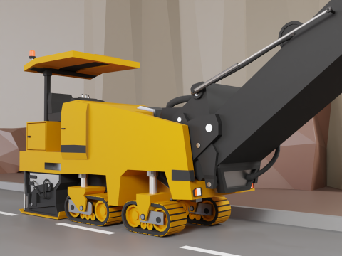 Cold Planer - Heavy Vehicle 3Dモデル