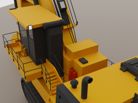 Hydraulic Mining Shovel 3D Model