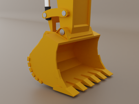 Hydraulic Mining Shovel 3D Model