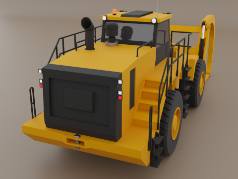 Millyard Arrangement Wheel Loader - Heavy Vehicle Model 3D
