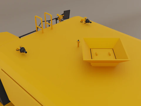 Off-Highway Water Truck - Heavy Vehicle 3D Model