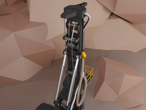 Rotary Drill - Heavy Vehicle 3D Model
