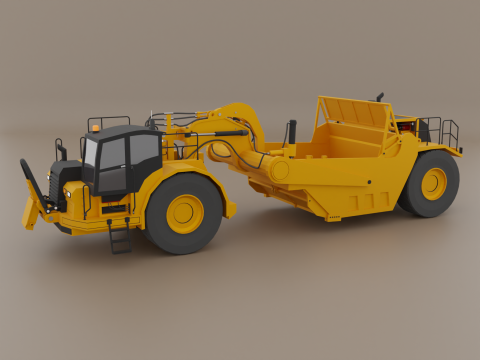 Tractor Scraper - Heavy Vehicle Modelo 3D