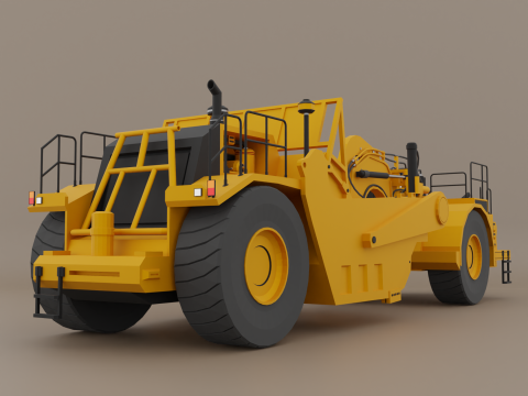 Tractor Scraper - Heavy Vehicle Modelo 3D