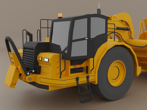 Tractor Scraper - Heavy Vehicle Modelo 3D